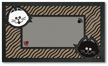 Zerbino Personalizzato Gatti